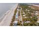 Aerial view of beach houses and oceanfront community at 904 E Arctic Ave, Folly Beach, SC 29439