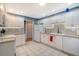 White kitchen with granite countertops and stainless steel appliances at 9117 Woodcreek Ct, North Charleston, SC 29406