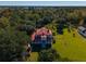 Wide shot of home and surrounding landscape at 927 Fishburne Rd, Pinopolis, SC 29469