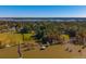 Aerial view of waterfront property with homes and lush foliage at 927 Fishburne Rd, Pinopolis, SC 29469