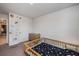 Bedroom with a space-themed design and toddler bed at 9702 Roseberry St, Ladson, SC 29456