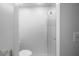 Simple bathroom with a glass shower and white fixtures at 1101 Reserve Way, Summerville, SC 29485