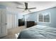 Comfortable bedroom with neutral walls, carpeted floors, and double closets at 1101 Reserve Way, Summerville, SC 29485