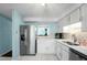 Modern kitchen with stainless steel appliances and white cabinets at 1101 Reserve Way, Summerville, SC 29485