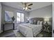 Bedroom with a comfy bed and a calming decor at 117 Hummingbird Ave, Ladson, SC 29456