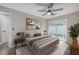 Bedroom with a queen-size bed and sliding glass doors to backyard at 1202 Waterwood Dr, Goose Creek, SC 29445