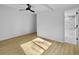 Bedroom with hardwood floors and access to a bathroom at 138 Green Pond Hwy, Walterboro, SC 29488