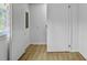 Simple laundry room with vinyl flooring and utility hookups at 138 Green Pond Hwy, Walterboro, SC 29488