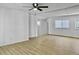 Spacious living room featuring hardwood floors and a ceiling fan at 138 Green Pond Hwy, Walterboro, SC 29488