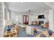 Bright and airy living room with fireplace and built-ins at 1809 Beekman St, Daniel Island, SC 29492