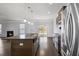 Modern kitchen with stainless steel appliances and granite countertops at 187 Weeping Cypress Dr, Moncks Corner, SC 29461