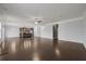 Spacious living room with hardwood floors and ceiling fan at 187 Weeping Cypress Dr, Moncks Corner, SC 29461