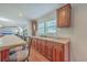 Kitchen with ample counter space and wood cabinets at 208 Catfish Landing Cir, Bonneau, SC 29431