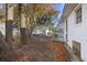 Backyard with mature trees and shed at 2108 Ridge Church Rd # A & B, Summerville, SC 29486