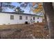 House back view, with yard and trees at 2108 Ridge Church Rd # A & B, Summerville, SC 29486
