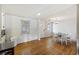 Open concept dining area adjacent to kitchen with hardwood floors at 2108 Ridge Church Rd # A & B, Summerville, SC 29486