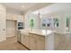 Open concept kitchen with island and breakfast nook at 2841 Auldreeke Rd, Johns Island, SC 29455