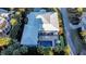 Aerial view of the house and backyard pool at 3 43Rd Ave, Isle of Palms, SC 29451