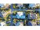 Overhead view of the house and surrounding properties at 3 43Rd Ave, Isle of Palms, SC 29451