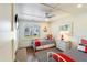Charming bedroom with two twin beds, nautical decor, and hardwood floors at 3 43Rd Ave, Isle of Palms, SC 29451