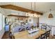Spacious dining area with large windows and hardwood floors at 3 43Rd Ave, Isle of Palms, SC 29451
