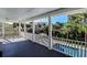 Large porch overlooking the pool and backyard at 3 43Rd Ave, Isle of Palms, SC 29451