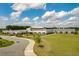 Aerial view of a community center with ample parking and green space at 307 Black Birch Dr, Summerville, SC 29486