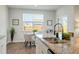 Kitchen nook with round table and chairs, overlooking backyard at 307 Black Birch Dr, Summerville, SC 29486