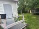 View of a backyard with grass and a trampoline at 310 Adeline Dr, Goose Creek, SC 29445