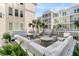Modern courtyard with comfortable seating at 320 Longshore Street St # 1044, Charleston, SC 29492