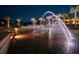Evening view of a water fountain display at 320 Longshore Street St # 1044, Charleston, SC 29492