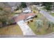 Aerial view showing house, driveway, and landscaping at 4334 Bream Rd, North Charleston, SC 29418