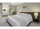 Main bedroom with ensuite bath access, and ceiling fan at 4334 Bream Rd, North Charleston, SC 29418