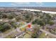 Aerial view of neighborhood, highlighting home location at 4334 Bream Rd, North Charleston, SC 29418