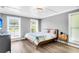 Spacious bedroom with large windows and wood floors at 5242 Potomac St, North Charleston, SC 29405