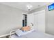 Bedroom with white closet doors and plush toys at 5242 Potomac St, North Charleston, SC 29405