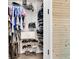 Well-organized closet with hanging rods and shelves at 5242 Potomac St, North Charleston, SC 29405