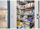 Well-organized pantry with ample shelving for food storage at 5242 Potomac St, North Charleston, SC 29405