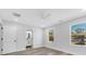 Bright bedroom with two windows and en-suite bathroom at 5889 N Rhett Ave, Hanahan, SC 29410