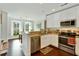 Modern kitchen with stainless steel appliances and granite counters at 712 S Shelmore Blvd # 15, Mount Pleasant, SC 29464