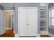 Spacious bedroom closet with double doors at 917 S Main St, Summerville, SC 29483
