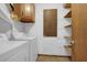 Laundry room with washer, dryer, and shelving at 1088 Quiet Rd, Mount Pleasant, SC 29464