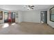 Spacious living room with neutral walls and carpeting at 1088 Quiet Rd, Mount Pleasant, SC 29464
