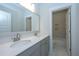 Modern bathroom with double vanity and marble shower at 115 Crosscut Ln, Summerville, SC 29486