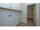 Laundry room with washer/dryer hookups and extra storage at 115 Crosscut Ln, Summerville, SC 29486