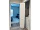 Laundry closet with washer, dryer, and shelving at 1300 Park West Blvd # 110, Mount Pleasant, SC 29466