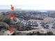 Aerial view of homes near Cooper River in Horizon Village at 1826 Helm Ave, North Charleston, SC 29405