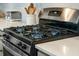 Stainless steel gas cooktop with four burners at 212 Magnolia Garden Dr, Summerville, SC 29483