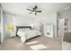Spacious main bedroom with king-size bed and ensuite bathroom at 212 Magnolia Garden Dr, Summerville, SC 29483