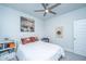 Cozy bedroom with a queen-size bed and calming decor at 225 Witherspoon St, Summerville, SC 29486